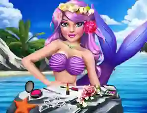 Mäng Princess Mermaid Makeup Style Internetis
