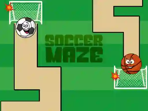 Mäng Soccer Maze Internetis