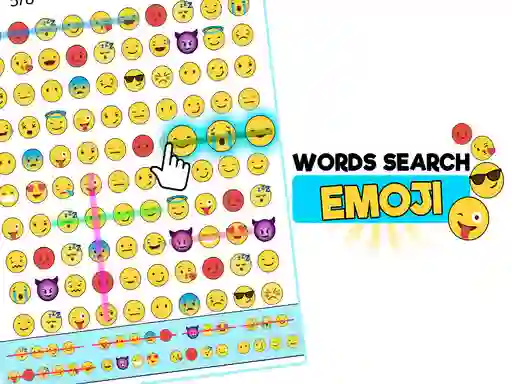 Mäng Word Search Emoji Edition Internetis