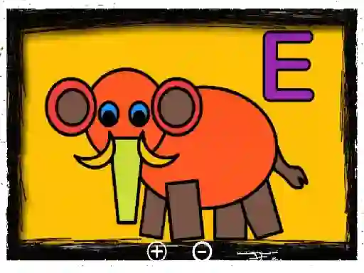 Mäng Easy Kids Coloring Letters Internetis