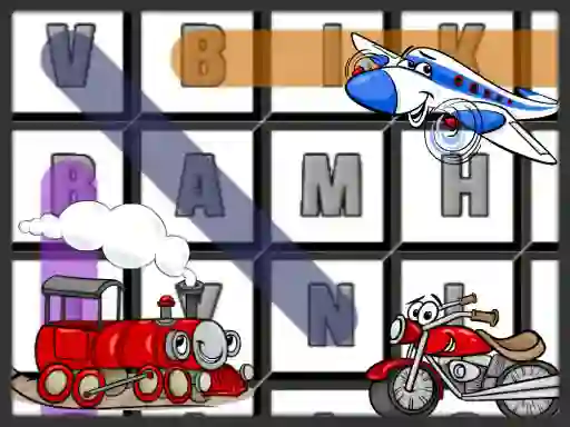 Mäng Word Search Transport Internetis