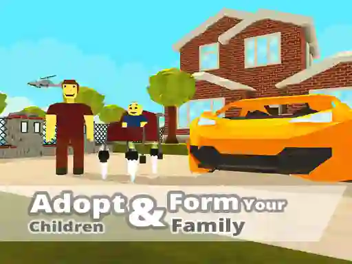 Mäng KOGAMA Adopt Children and Form Your Family Internetis
