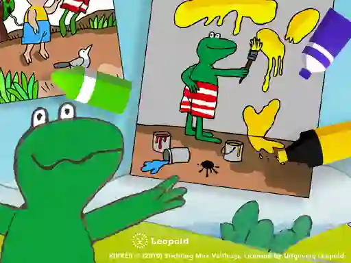 Mäng Coloring Kikker Internetis