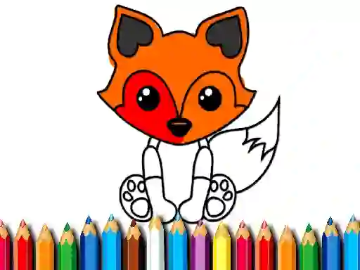 Mäng Fox Coloring Book Internetis