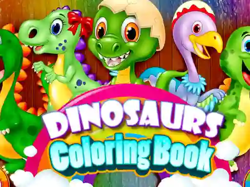Mäng Dinosaurs Coloring Book Internetis