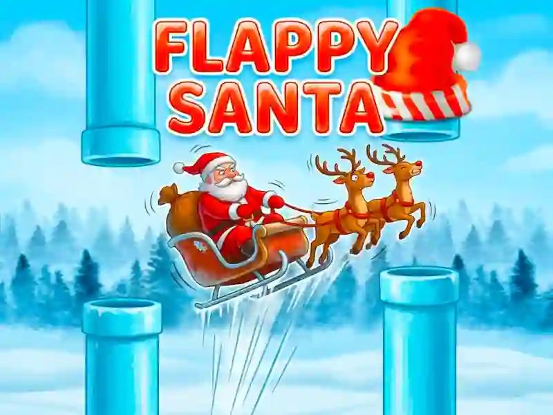 Mäng Flappy Santa Internetis