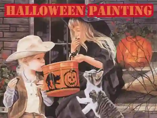 Mäng Halloween Painting Internetis