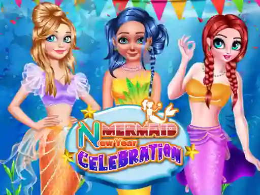 Mäng Mermaid New Year Celebration Internetis