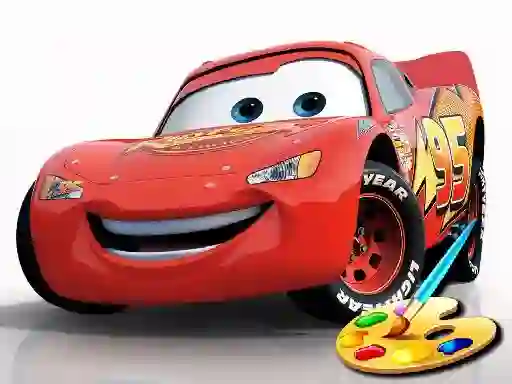 Mäng Disney Cars Coloring Book Internetis