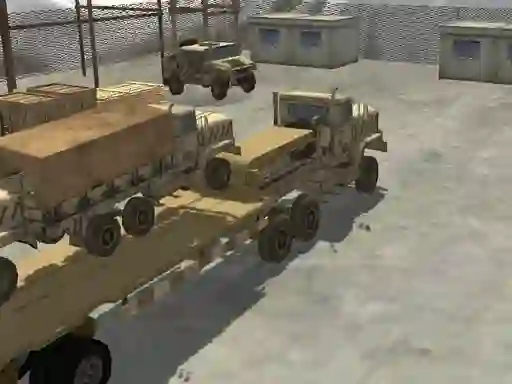 Mäng Transport Army vehicle truck driving Internetis
