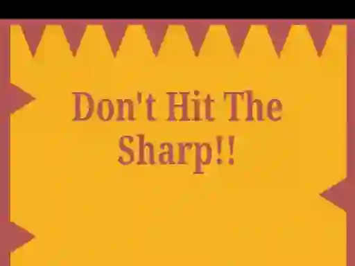 Mäng Don't Hit The Sharp Internetis