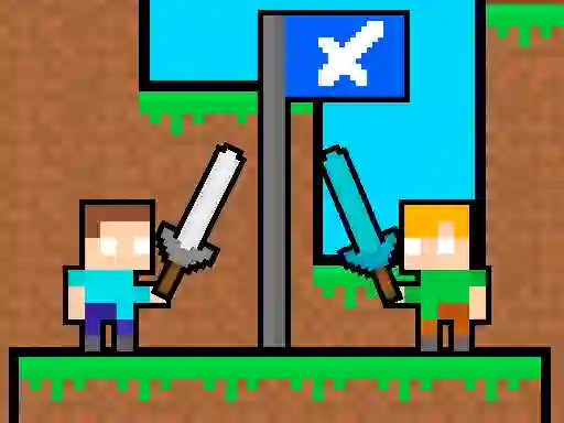 Mäng Friends Battle Swords Drawn Internetis