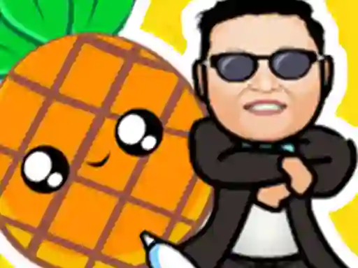 Mäng Pineapple and pen vs gangnam style Internetis