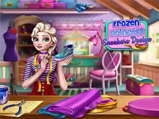 Mäng Frozen Princess Sneakers Design Internetis