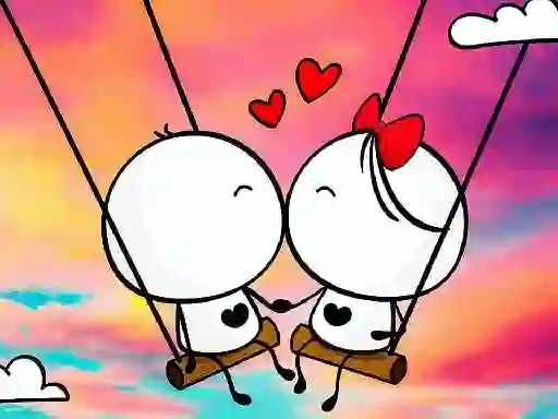 Mäng Spot The Differences Happy Valentines Day Internetis