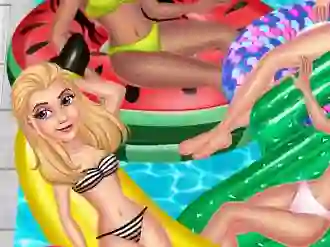 Mäng Princess Pool Party Floats Internetis