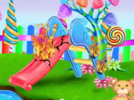 Mäng Candy Garden Cleaning Internetis