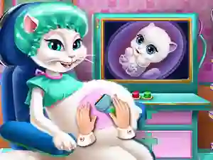 Mäng Kitty Pregnant Check-up Internetis