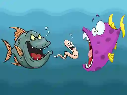 Mäng Angry Fish Coloring Internetis