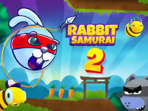 Mäng Rabbit Samurai 2 Internetis
