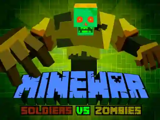 Mäng Minewar Soldiers vs Zombies Internetis