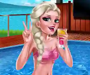 Mäng Ice Queen Pool Day Internetis
