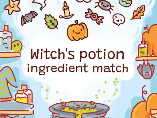 Mäng Potion Ingredient Match Internetis