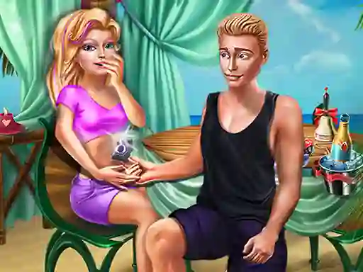 Mäng Ellie Beach Proposal Internetis