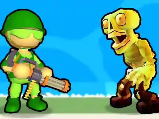 Mäng Destruction of Stickman Zombie Internetis