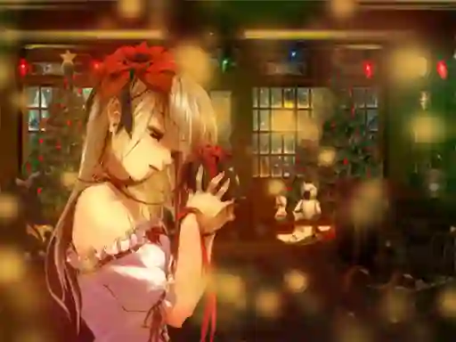 Mäng Anime Christmas Jigsaw Puzzle 2 Internetis
