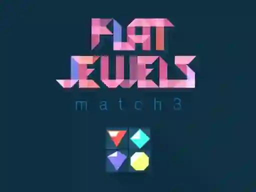 Mäng Flat jewels match 3 Internetis