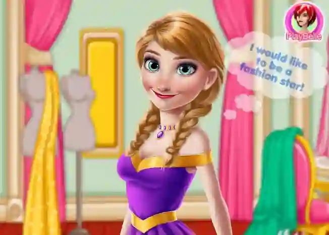 Mäng Ice Princess Modeling Carrer Internetis