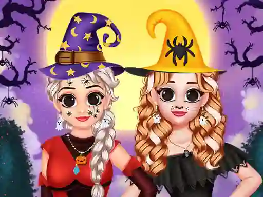 Mäng BFFs Hello Halloween Internetis