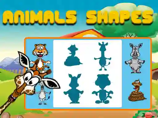 Mäng Animals Shapes Internetis