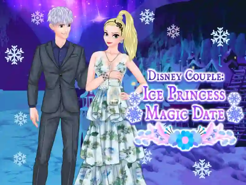 Mäng Ice Couple Princess Magic Date Internetis