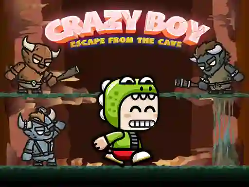 Mäng Crazy Boy Escape From The Cave Internetis