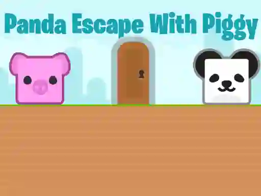 Mäng Panda Escape With Piggy Internetis