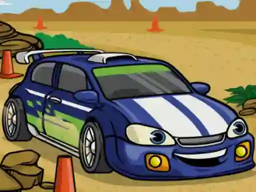 Mäng Racing Cartoons Jigsaw Internetis