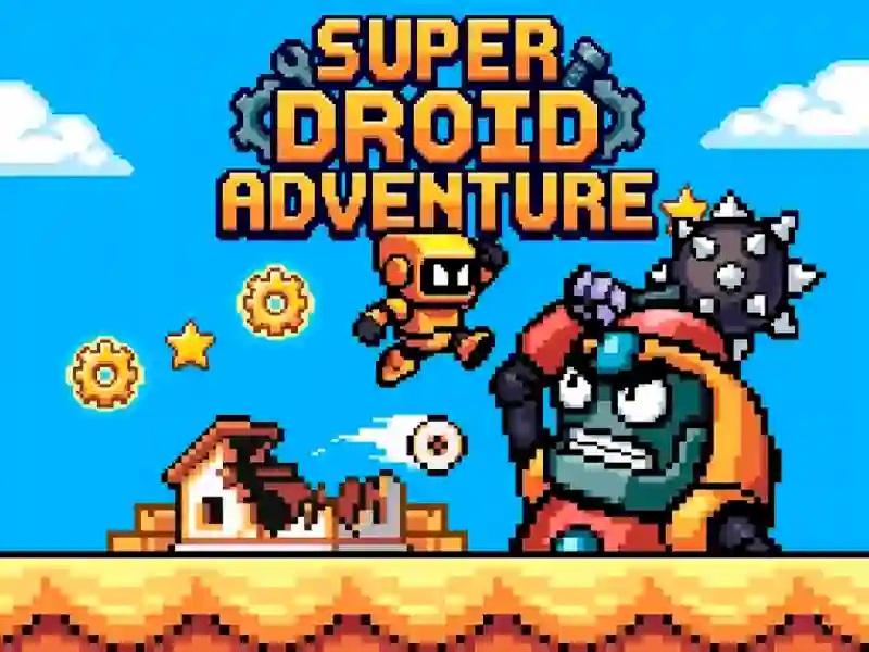 Mäng Super Droid Adventure Internetis