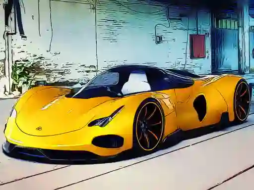 Mäng Futuristic Car Models Internetis