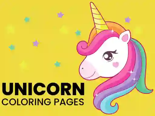 Mäng Unicorn Coloring Pages Internetis