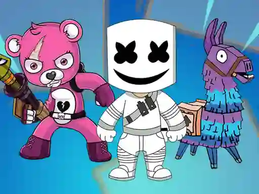 Mäng Fortnite Coloring Book Internetis