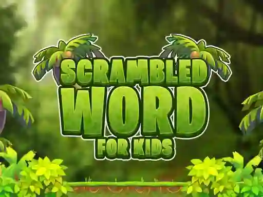 Mäng Scrambled Word For Kids Internetis