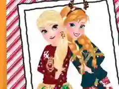 Mäng Sisters Ugly Xmas Sweater Internetis