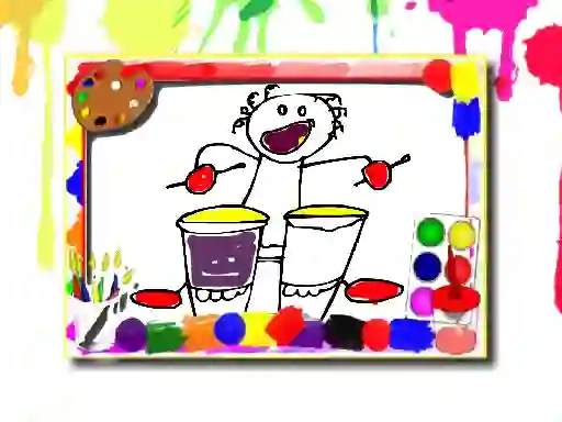 Mäng Music Coloring Book Internetis