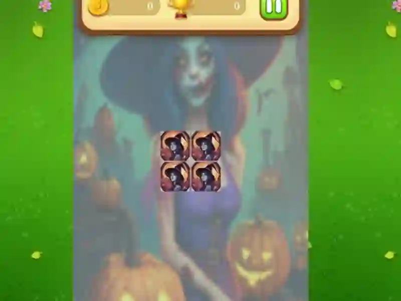 Mäng Witch Memory Match Internetis