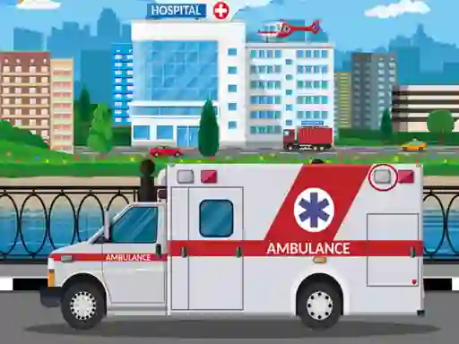 Mäng Ambulance Trucks Differences Internetis