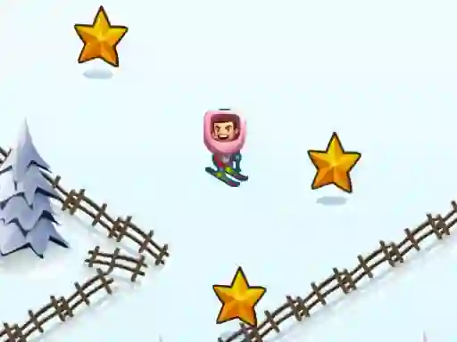 Mäng Skibidi ZigZag Snow Ski Internetis