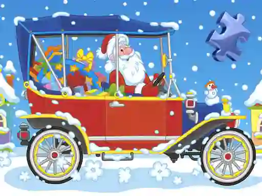 Mäng Christmas Cars Jigsaw Internetis