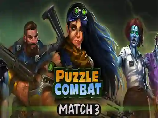 Mäng Puzzle Combat match 3 Internetis